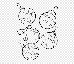 Fun christmas ornament coloring pages for your little one. Christmas Ornament Coloring Book Christmas Tree Christmas Decoration Christmas Angle White Png Pngegg