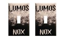 Harry Potter Light Switch Lumos Nox 1 Hole 3 Hole By Harry Potter And Music