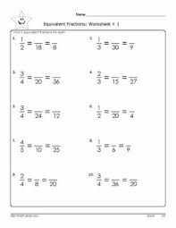 Grade 5 fractions and ratios. Fun Worksheets To Help Kids Find Equivalent Fractions Fractions Worksheets Equivalent Fractions Math Fractions Worksheets