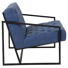 Flash Furniture Upholstered Accent Chair In Blue In 2020 Upholstered Accent Chairs Furniture Chair