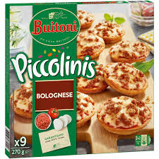 Probieren sie unsere piccolinis salami! Achat Buitoni Piccolinis 9 Mini Pizzas Bolognaise 9x30g Boite De 270g