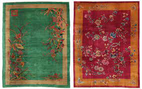 12' 0'' ( 365.8 cm ) Art Deco Farbenstarke Antiquitaten Carpetvista