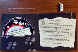 Die Drei Fragezeichen Eine Party Kindergeburtstag Jungen Einladungen Kinder Spion Party