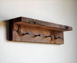 Rustic Key Rack Key Hooks Reclaimed Wall Hooks Barnwood Hooks 24 00 Via Etsy Rustic Keys Wooden Key Holder Rustic Coat Rack
