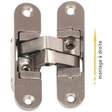 Charniere Invisible Klose Besser 3d Aluminium Inox Satinee Gauche 492 Charniere Invisible Porte Invisible Television Cachee