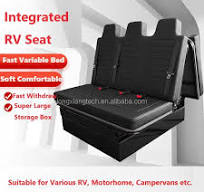 LXRV Car Sliding VIP Luxury Van Recliner Modified Folding Camper Van Sofa  Seat Bed for Sprinter Van RV