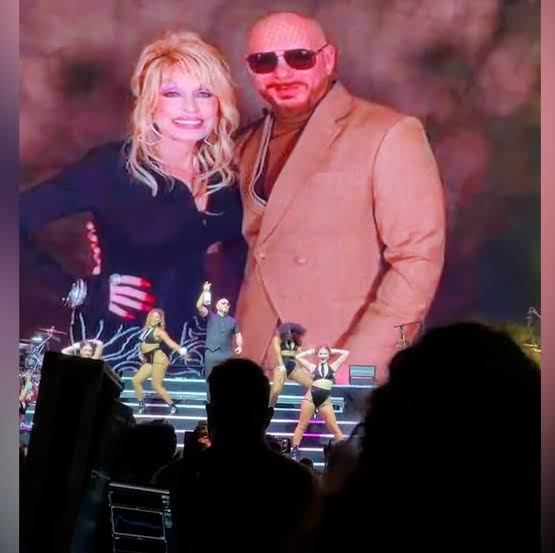 Pitbull celebrates Dolly Parton's life with song