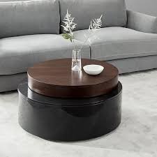 Least of all the problems is that like the industrial console, getting the metal frame screwed to the wood is an imperfect process. Stacked Disk Storage Coffee Table Walnut Anthracite
