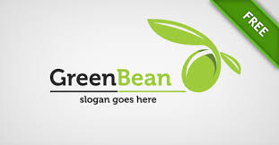 Green Bean Logo Template Perfect Any For Business And Environment Related Projects Download Ou Logo Design Free Templates Logo Design Free Free Logo Templates
