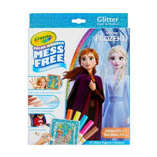 Download or print this amazing coloring page: Crayola Color Wonder Glitter Coloring Kit Disney Frozen 2 Target