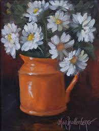 Black And White Still Life Oil Painting Small Still Life Oil Painting Orange Pitcher By Chatterboxart Painting Oil Painting Abstract Oil Painting