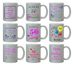 You have an option for your serious friend or your hilarious sister. Personalised 50th Birthday Gift For Her Mug Age 50 Mum Mam Friend Sister Women Ebay