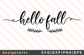 Hello fall svg cut files. Hello Fall Svg 938399 Cut Files Design Bundles