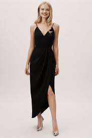 Bhldn Caron Dress In 2020 Black Bridesmaid Dresses Dress To Hide Belly Midi Bridesmaid Dress