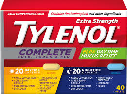 tylenol complete cold cough flu