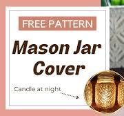 DIY Mason Jar Cover with a FREE Knitting Pattern