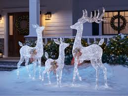 You can also use little christmas votives on your dining room centerpiece. Outdoor Christmas Decorations The Home Depot
