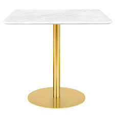 Picture gallery of white square coffee table. 1 0 Square Dining Table White Marble Brass Rouse Home