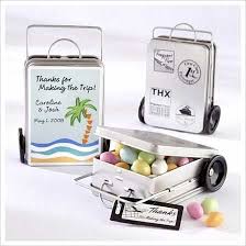 Miles Of Memories Suitcase Favor Tins With Optional Personalized Projekte Hochzeit Design