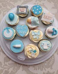 I found the idea on pinterest when i needed a dessert to send with my husband for a baby shower at work. Baby Shower Cupcakes Baby Shower Cupcakes For Boy Baby Shower Cakes For Boys Baby Boy Cupcakes