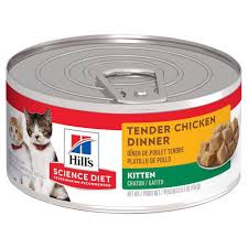 My first order for little yorkie was vet script for canned & bag dry food. Hill S Science Diet Feline Kitten Tender Chicken Dinner Wet Cat Food 156g Best Friends Pets