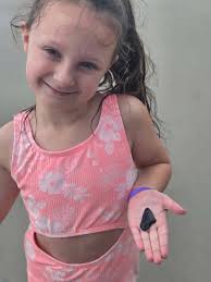WOW! Check out this shark tooth that Kinsley from Charleston, West Virginia  found last week