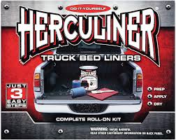 In terms of choosing the perfect color for your truck bed, it is always a good idea to go with black if you are confused. Amazon Com Herculiner Hcl1b8 Brush On Bed Liner Kit Black Automotive