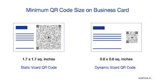 Qr Code Size Business Card Find The Ideal Size For Your Business Card