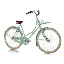 Retro Damenfahrrad Mintgrun Vorderansicht Damenfahrrad Fahrrad Retro