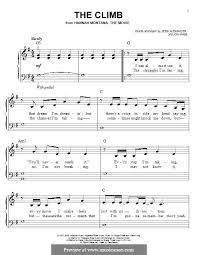 The Climb By J Alexander J Mabe Disney Sheet Music Piano Songs Sheet Music