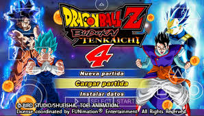 Dragon Ball Z Budokai Tenkaichi 4 V1 Android Psp Evolution Of Games Dragon Ball Z Dragon Ball New Dragon
