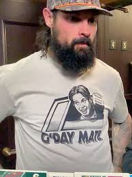 Bogosian's post game shirt “Marco Aussie” : r/wildhockey