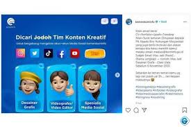 Meskipun sering dianggap kurang gaul, sebenarnya orang dengan tipe ini bukan bukan jenis orang yang selalu menutup diri dari dunia luar lho. Kominfo Buka Lowongan Kerja Untuk 3 Posisi Berminat