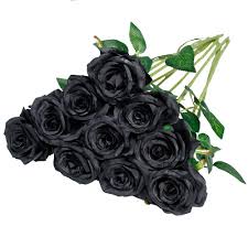 Sugar anemones black and white flower simplicity on this first day of june. Famibay 10pcs Artificial Flowers Rose Bouquets Vantage Fake Silk Rose Flowers With Leaf And Plastic Stem For Home Wedding Party Mothers Day Garden Hotel Decoration Pink Artificial Flowers Home Urbytus Com