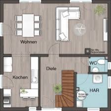 Grundriss Offenes Wohnzimmer House Plans House House Floor Plans