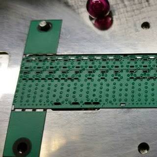  Cross-section view of FPC panel showing glue paper