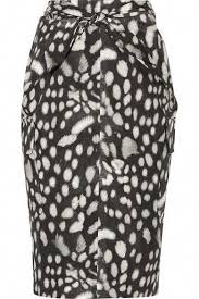 max mara leopard print cotton poplin skirt maxmara cloth