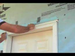 The side jambs of the door are flashed in the same manner. Correctly Flashing And Caulking An Exterior Door Youtube