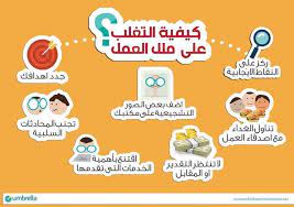 انفوجرافيك خطوات بسيطة للتخلص من الملل في العمل تنمية بشرية انفوجرافيك التسويق الالكتروني creative food art human development success business