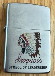 Vintage Zippo Lighter 1965 Iroquois Beer Symbol Of Leadership Logo Zippo Zippo Lighter Lighter