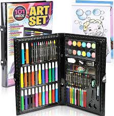 Maybe you would like to learn more about one of these? Amazon Com Deluxe Art Set For Kids By Art Creativity Ideal Beginner Artist Kit Includes 101 Pieces Watercolor Crayons Colored Markers Color Pencils And More Bonus Coloring Book Arts Crafts Sewing