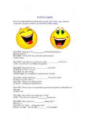This is a website of free english language teaching materials for teachers and students. Funny Jokes Esl Worksheet By Teacher D