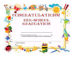 Preschool Graduation Certificate Template Free Kindergarten Within P Graduation Certificate Template Kindergarten Graduation Certificate School Certificates
