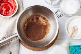 I have tossed a couple of burnt pots and pans out in the past however since i learned this secret i no longer discard pot and pans once more. Green Tips For Cleaning Burnt Stainless Steel Pots