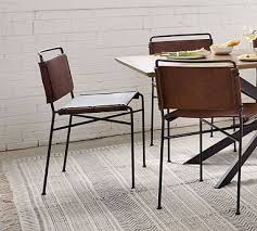 Perkins Dining Chair Potterybarn Dining Chairs Side Chairs Dining Leather Dining Chairs