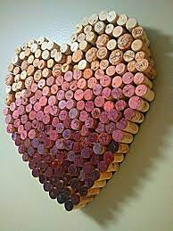 Cork Heart Coeur En Liege Vin En Liege Art Artisanat En Liege