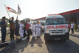 Persatuan bulan sabit merah negara brunei darussalam (pbsm nbd) ditubuhkan pada tahun 1948 dengan dikenali sebagai persatuan palang merah negeri brunei (ppmnb). Perkhidmatan Ambulans 24 Jam Sempena Tahun Baru Cina Buletin Mutiara