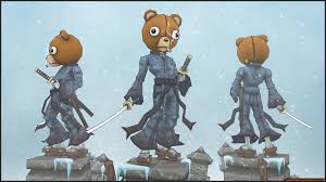 Afro is a warrior who travels a solitary path encountering. Artstation Afro Samurai Kuma Andrew Pearson Roach