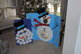 Christmas Party Classroom Party Snowman Toss And Punch Game Classroom Christmas Party Christmas Classroom Classroom Party