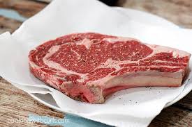 From local farms to your table. Pan Seared Ribeye Steak Cooking With Curls